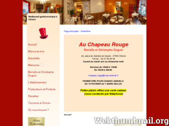 auchapeaurouge.fr website preview