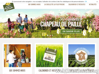 chapeaudepaille.fr website preview