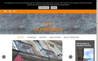 chapellerie-laparisienne.fr website preview