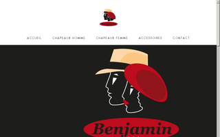 chapellerie-benjamin.fr website preview