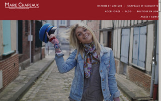 marie-chapeaux.com website preview