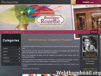 chapeauxrozette.com website preview
