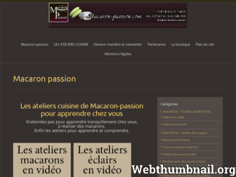 macaron-passion.com website preview