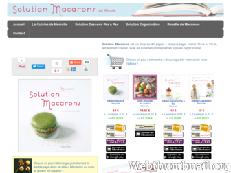 solution-macarons.com website preview