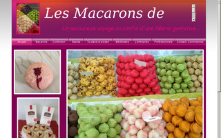 lesmacaronsdefrane.com website preview