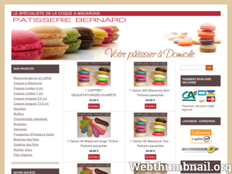 patisserie-bernard.com website preview