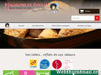 macaronsdeboulay.com website preview