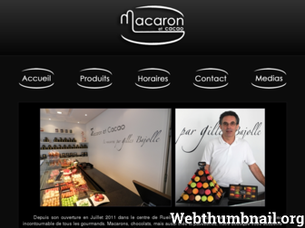 macaronetcacao.com website preview