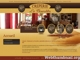 restaurant-creperie-flourdiliz.com website preview