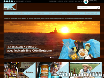 epicerie-cote-bretagne.fr website preview