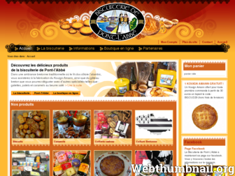 biscuiteriedepontlabbe.com website preview