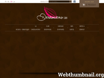 deremiens.com website preview