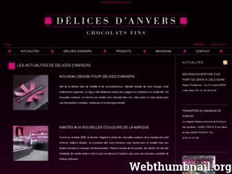delicesdanvers.fr website preview