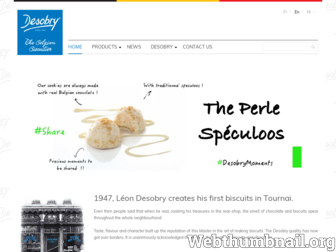 desobry.be website preview