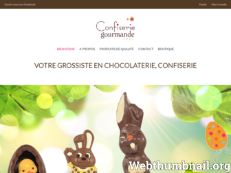 confiseriegourmande.be website preview