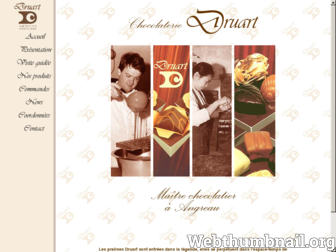 chocolat.be website preview