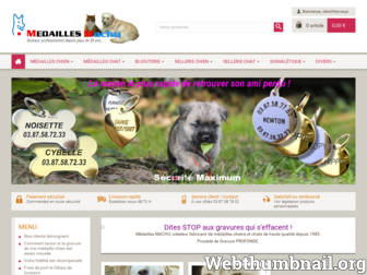 chien-medaille.com website preview
