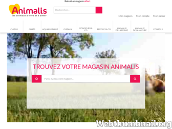 magasin.animalis.com website preview