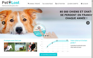 pet-lost.com website preview