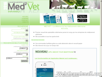 med-vet.fr website preview