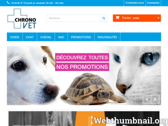 chronovet.fr website preview