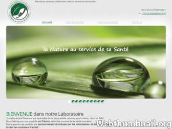 greenvet.fr website preview
