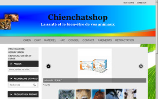 chienchatshop.fr website preview