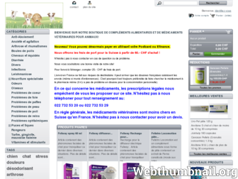 medicamentsveterinaires.com website preview