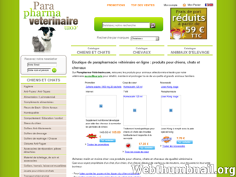 parapharma-veterinaire.com website preview