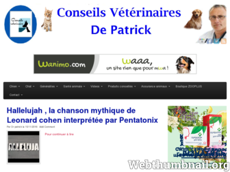 conseilsveterinaire.com website preview