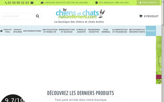 chiensetchatsnaturellement.com website preview