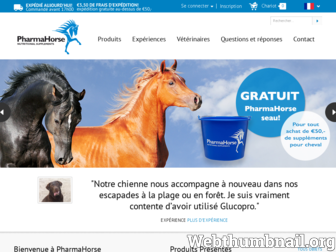 pharmahorse.fr website preview