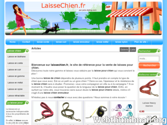 laissechien.fr website preview