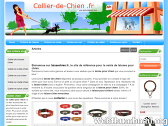 collier-de-chien.fr website preview