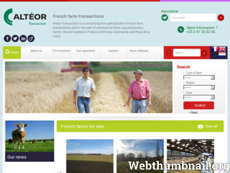 alteor-transaction.com website preview