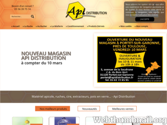 apidistribution.fr website preview