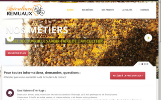 apiculture-remuaux.fr website preview