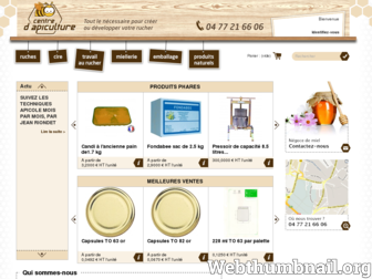 centre-apiculture.fr website preview