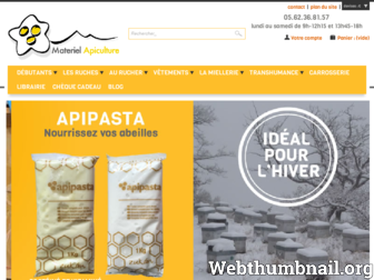 materiel-apiculture.fr website preview