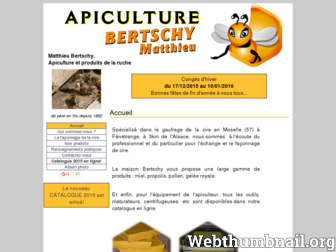 apiculture-bertschy.com website preview