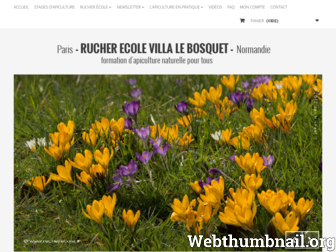 rucherecole.fr website preview