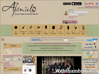 apimiel.fr website preview