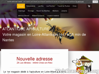atlantique-apiculture.com website preview