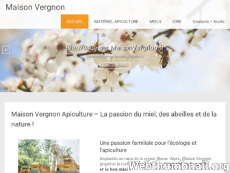 maisonvergnon.fr website preview