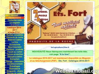 fort.apiculture.free.fr website preview