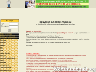 apiculteur.com website preview