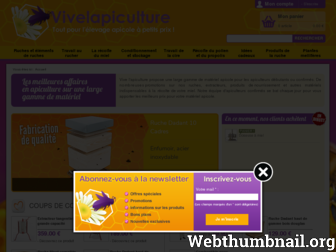 vivelapiculture.fr website preview