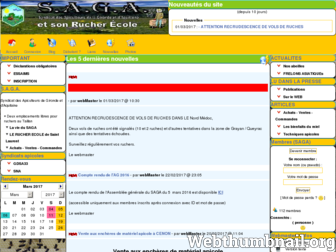 sagapiculture.fr website preview