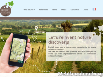 ateliernature.net website preview