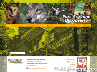 parc-argonne-decouverte.fr website preview